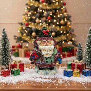 Vintage 1994 Crinkle Claus “Forest Santa” 657225 By Possible Dreams - 4.5" Tall